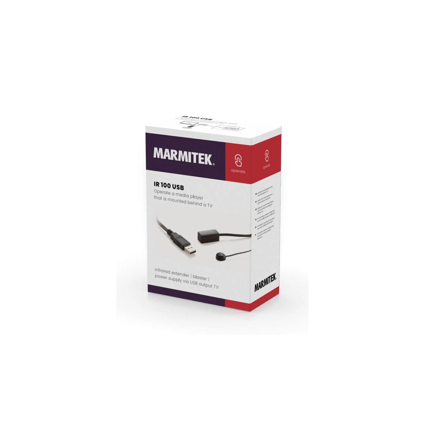 Marmitek IR Extender - IR100USB - USB Powered for 1 Device — Buy in Cyprus with Fast Delivery