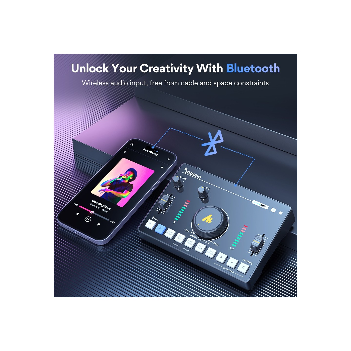 Maono Streaming Audio Mixer Console - AMC2 NEO - Streaming Audio Mixer Console — Buy in Cyprus with Fast Delivery