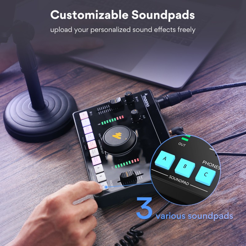 Buy Maono Streaming Audio Mixer Console - AMC2 NEO - Streaming Audio Mixer Console in Cyprus, Nicosia, Limassol, Larnaka, Pafos