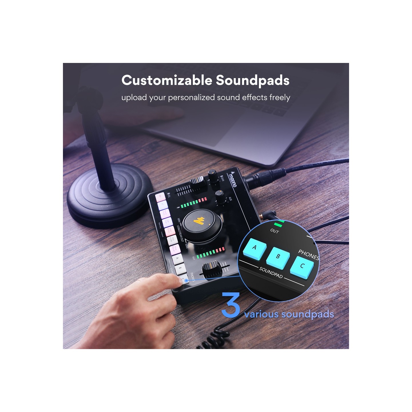 Maono Streaming Audio Mixer Console - AMC2 NEO - Streaming Audio Mixer Console — Buy in Cyprus with Fast Delivery