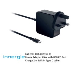 Buy Innergie USB-C Laptop Power Adapter - 65C - 65W UK in Cyprus, Nicosia, Limassol, Larnaka, Pafos