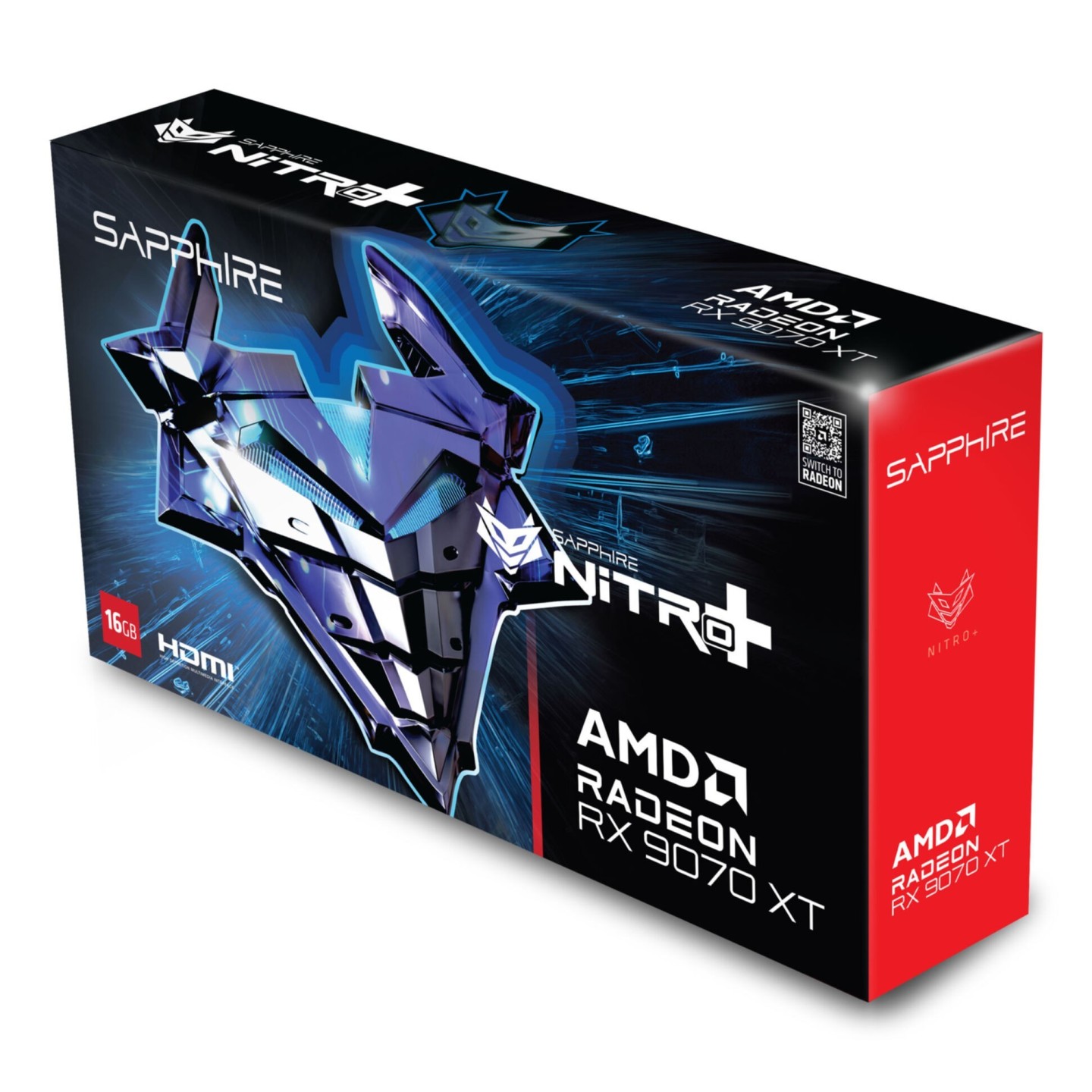 Sapphire NITRO+ RX 9070 XT 16GB Gaming OC 3060MHz Tri-X 11348-01-20G (Boxed) — Buy in Cyprus with Fast Delivery