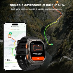Buy Kospet TANK - M3 ULTRA - Rugged Smartwatch GPS Silicone Black in Cyprus, Nicosia, Limassol, Larnaka, Pafos