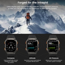 Buy Kospet TANK - M3 ULTRA - Rugged Smartwatch GPS Silicone Black in Cyprus, Nicosia, Limassol, Larnaka, Pafos