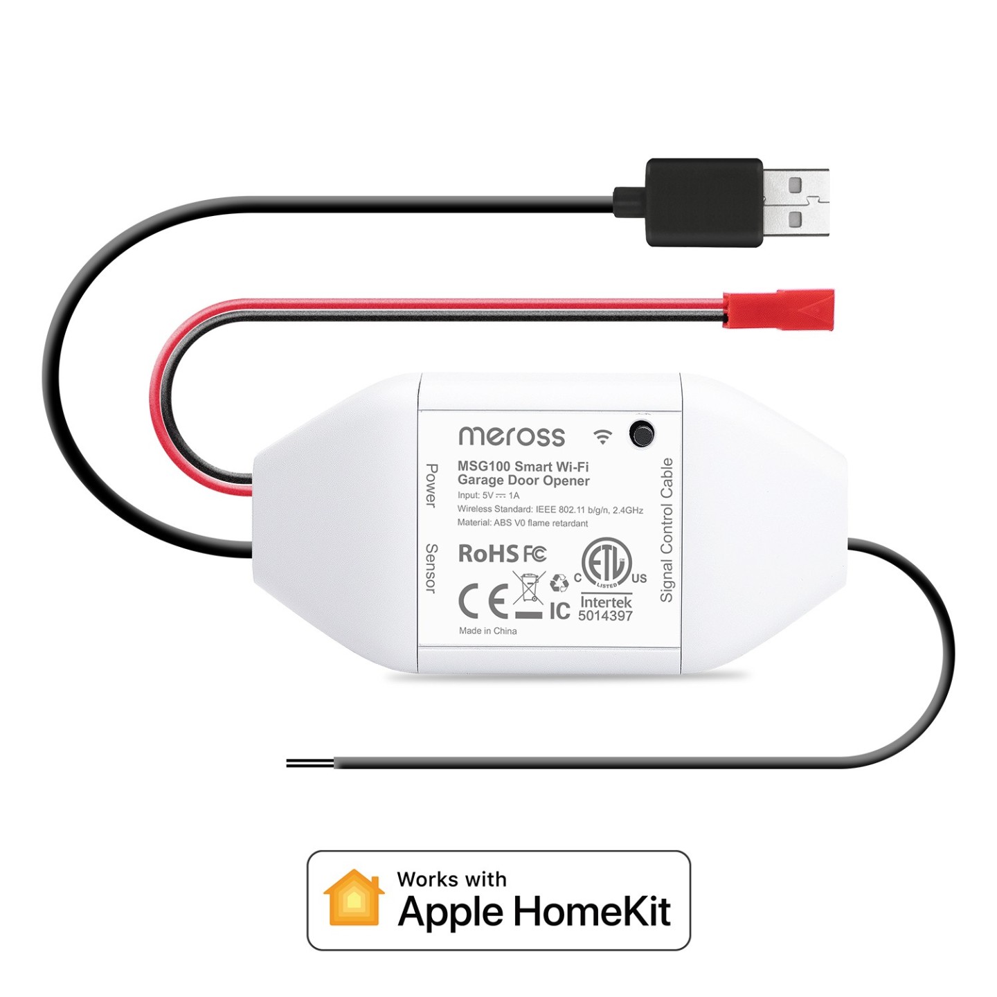 Meross Homekit Smart Wi-Fi Garage Door Opener - MSG100HK-UK - Homekit — Buy in Cyprus with Fast Delivery