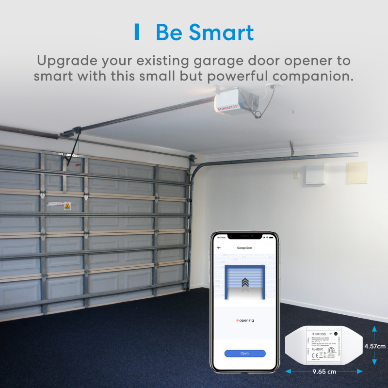 Buy Meross Homekit Smart Wi-Fi Garage Door Opener - MSG100HK-UK - Homekit in Cyprus, Nicosia, Limassol, Larnaka, Pafos