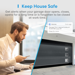 Buy Meross Homekit Smart Wi-Fi Garage Door Opener - MSG100HK-UK - Homekit in Cyprus, Nicosia, Limassol, Larnaka, Pafos