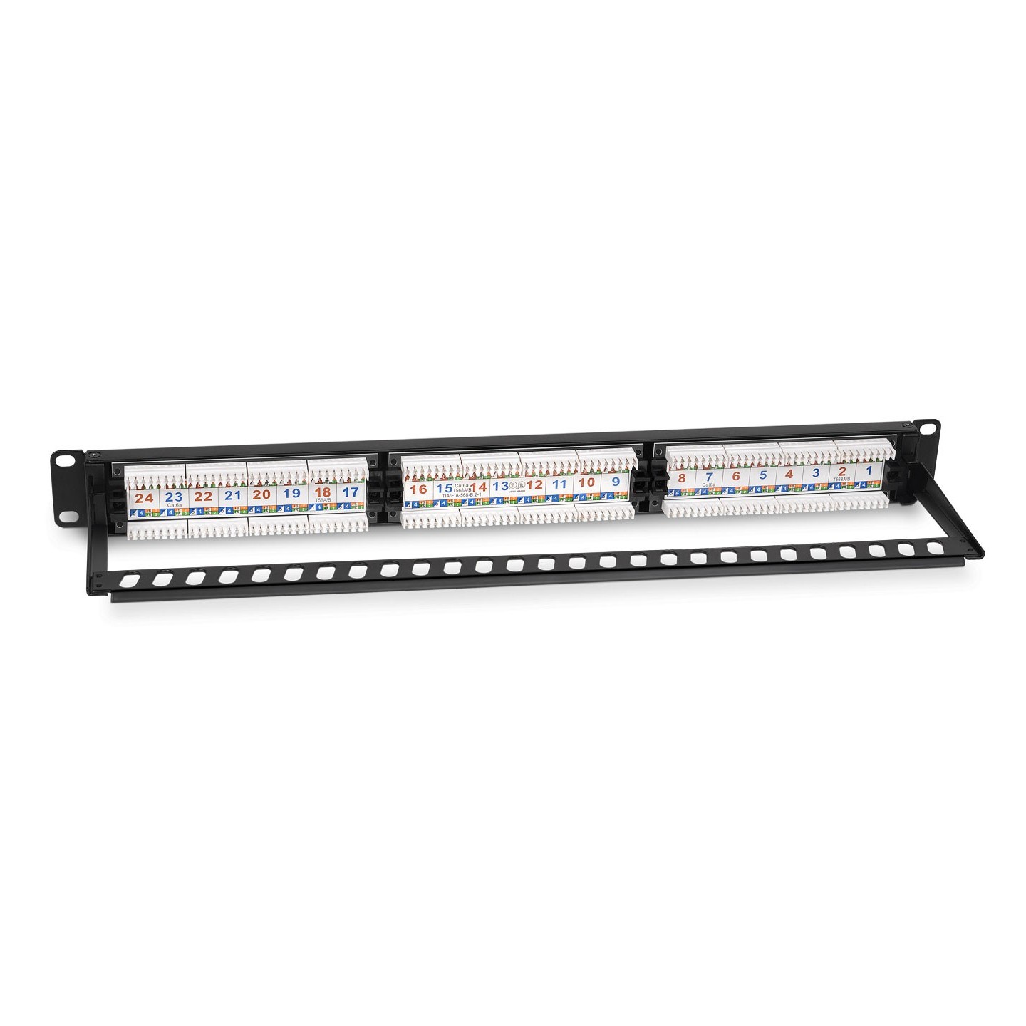 NETPRO Patch Panel - NP-CPP24C6A - 24Port CAT6A Patch Panel — Buy in Cyprus with Fast Delivery