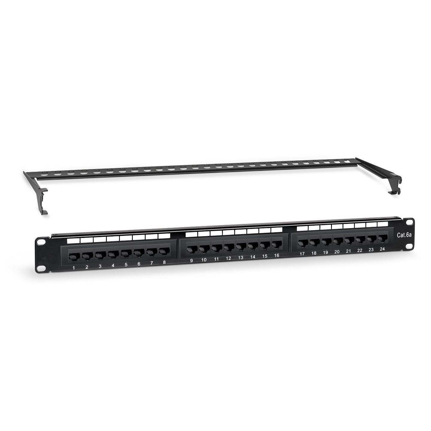 NETPRO Patch Panel - NP-CPP24C6A - 24Port CAT6A Patch Panel — Buy in Cyprus with Fast Delivery
