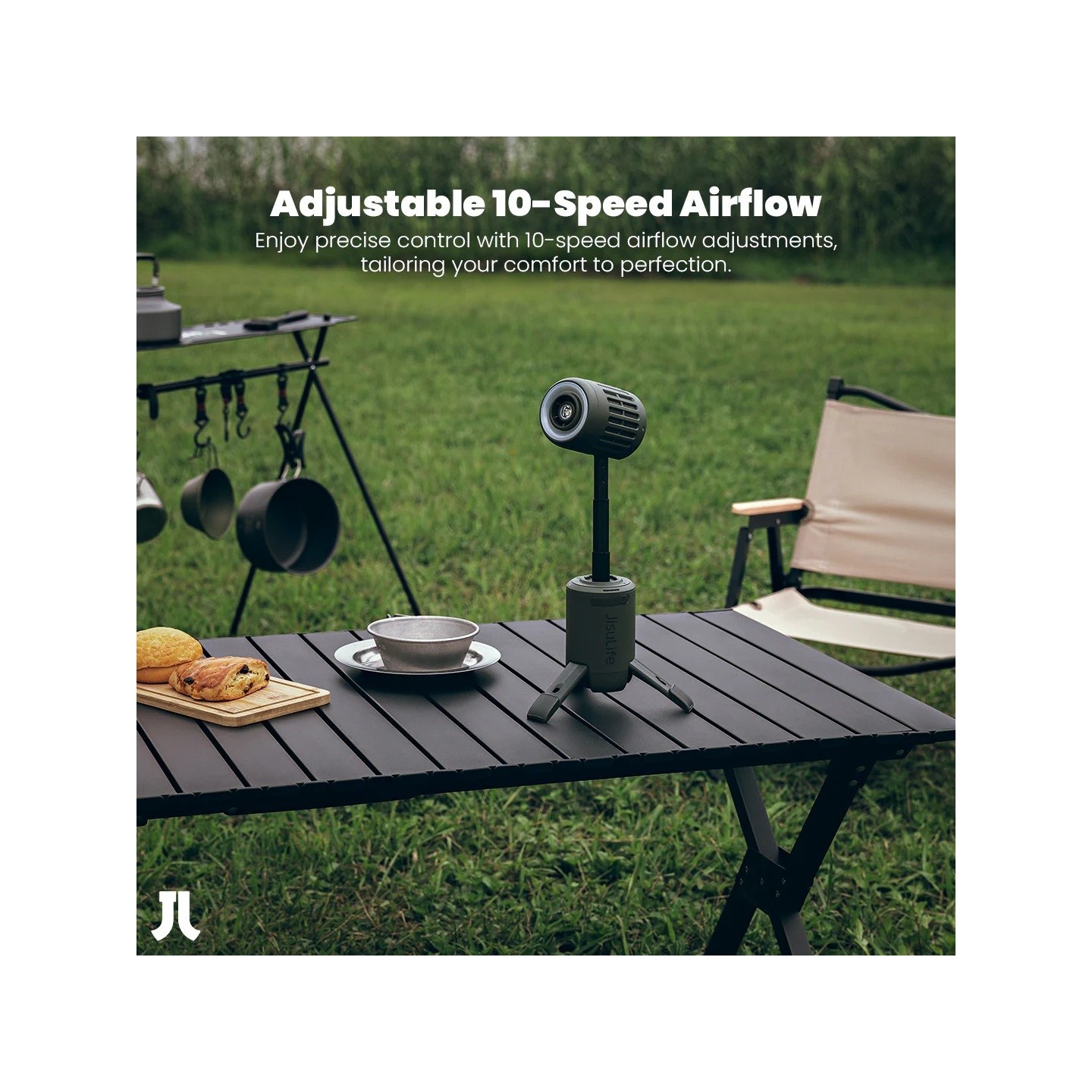 Jisulife Outdoor Fan - Ultra1 - Green — Buy in Cyprus with Fast Delivery