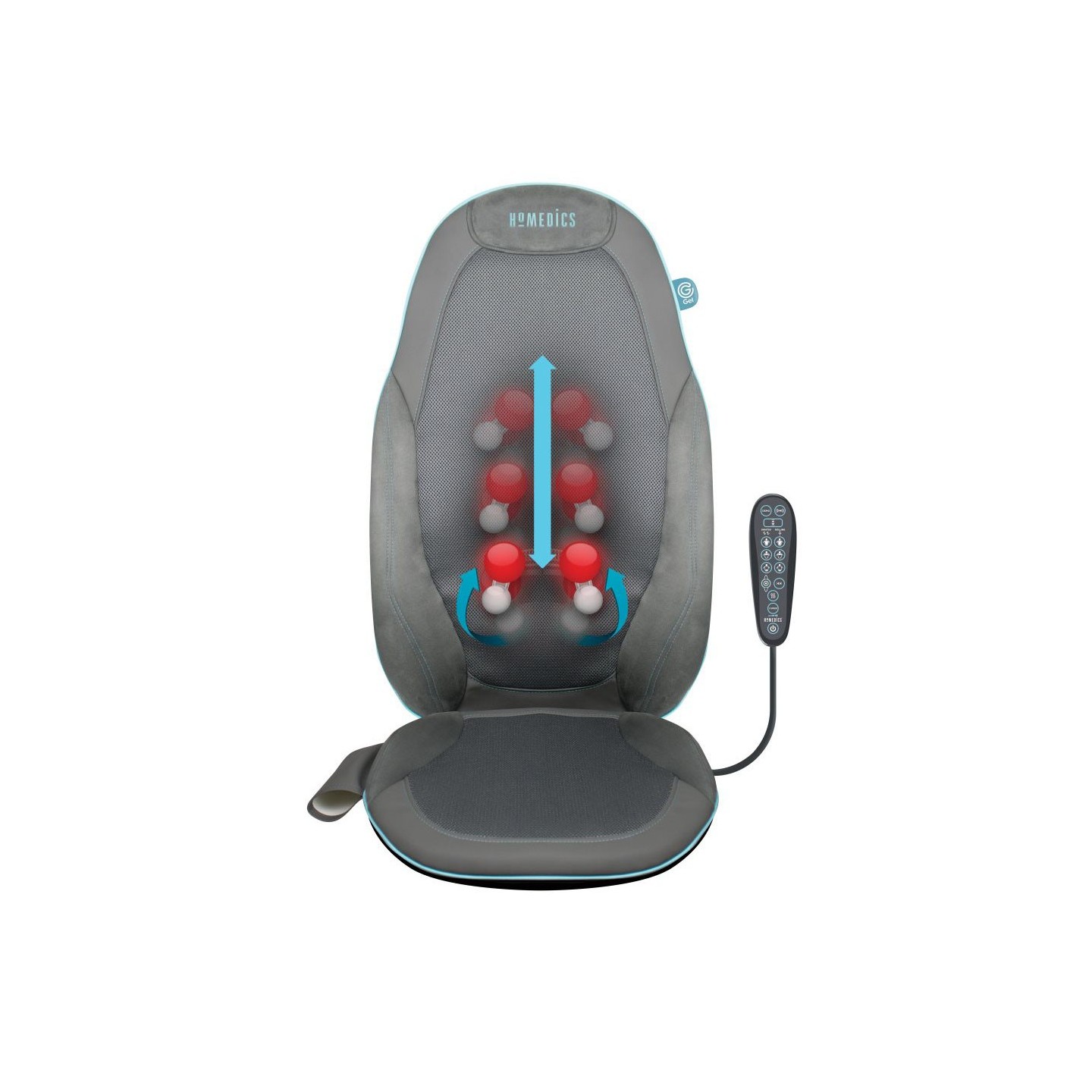 HoMedics Gel Shiatsu Back Massager - SGM-1300EUX - Gel Shiatsu Back Massager — Buy in Cyprus with Fast Delivery