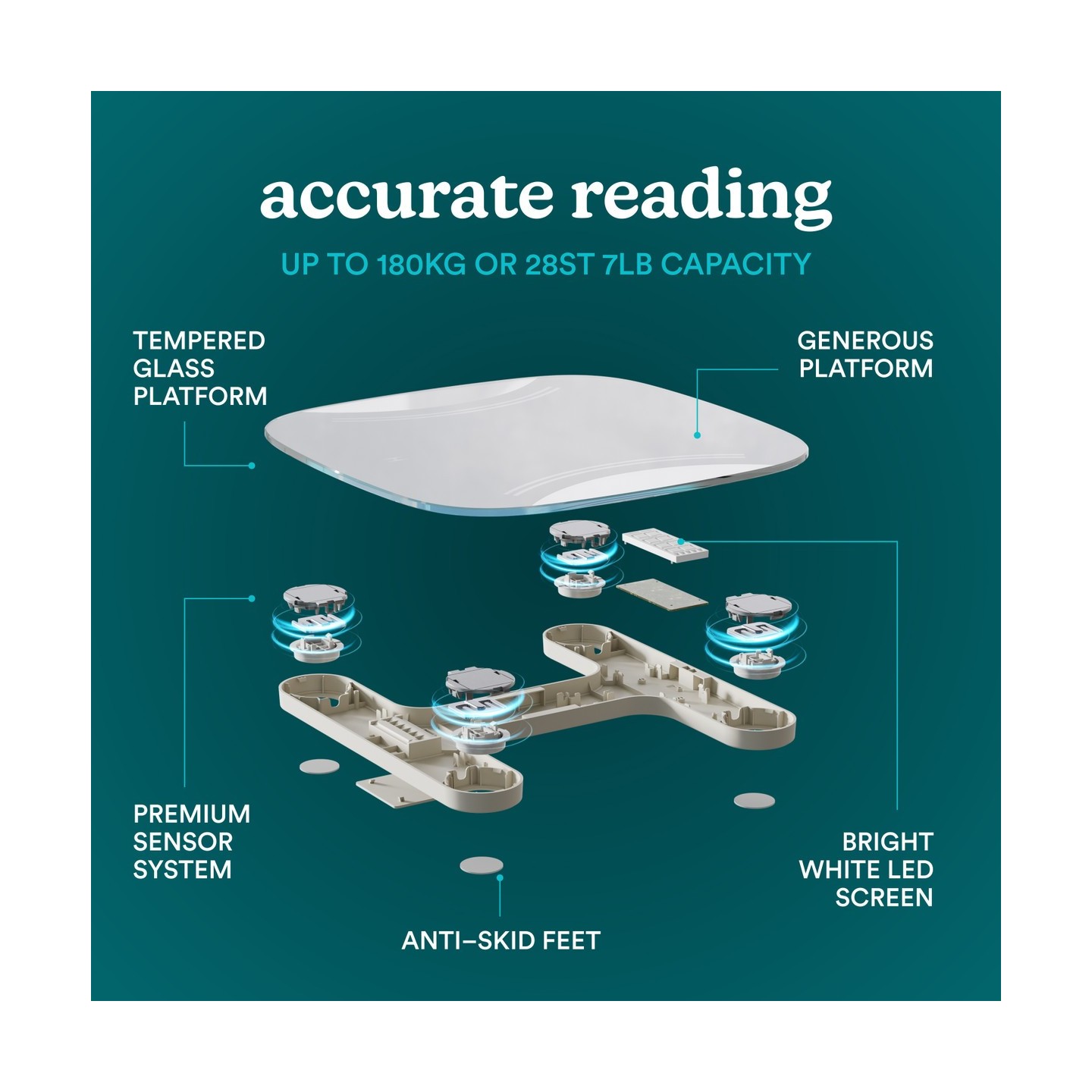 HoMedics Body Scale Essential - SCL-B125 - Grey — Buy in Cyprus with Fast Delivery