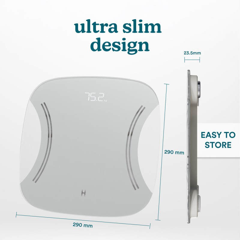 Buy HoMedics Body Scale Essential - SCL-B125 - Grey in Cyprus, Nicosia, Limassol, Larnaka, Pafos