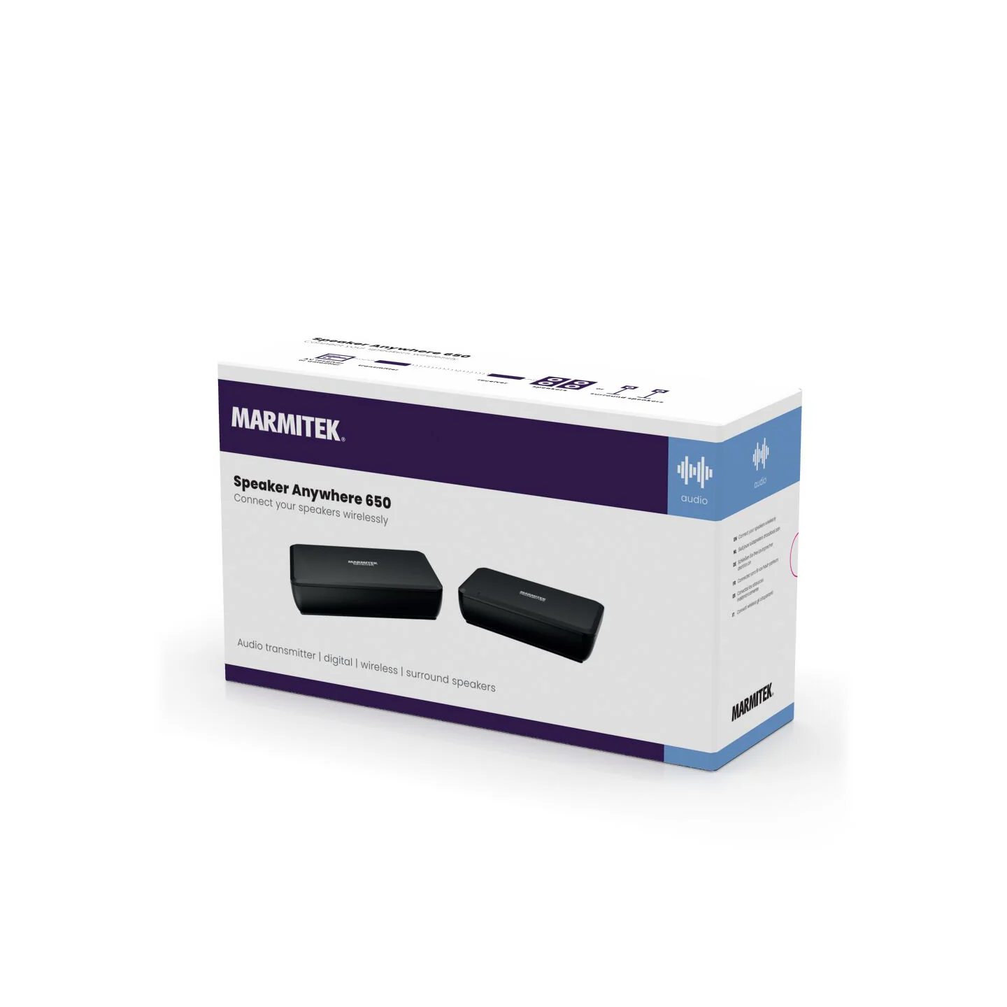 Marmitek Wireless Speaker Connection - Anywhere 650 - for Surround Speaker — Buy in Cyprus with Fast Delivery