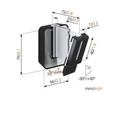 Buy Vogels Speaker Wall Mount - SOUND 3200 - 5kg Black in Cyprus, Nicosia, Limassol, Larnaka, Pafos