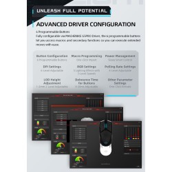 Buy Machenike Wireless Gaming Mouse - M7 Pro - White in Cyprus, Nicosia, Limassol, Larnaka, Pafos