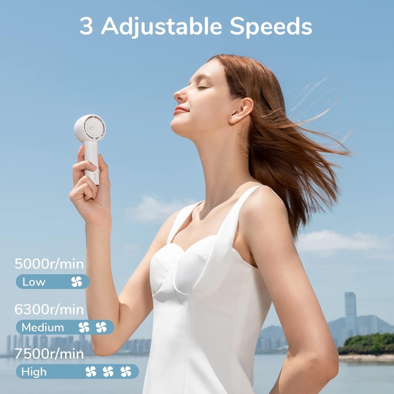 Buy Jisulife Portable Personal Fan - FA42 - White in Cyprus, Nicosia, Limassol, Larnaka, Pafos