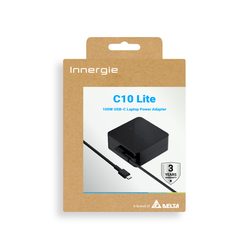Buy Innergie USB-C Laptop Power Adapter 100W - C10 Lite - USB-C, 100W in Cyprus, Nicosia, Limassol, Larnaka, Pafos