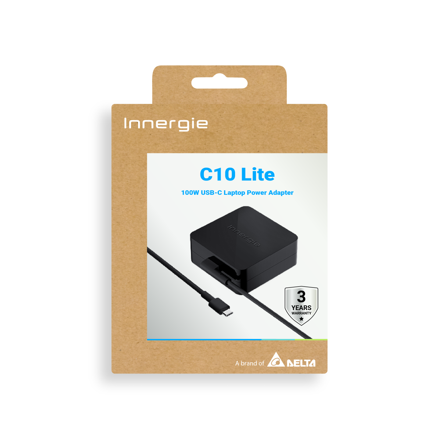 Innergie USB-C Laptop Power Adapter 100W - C10 Lite - USB-C, 100W — Buy in Cyprus with Fast Delivery