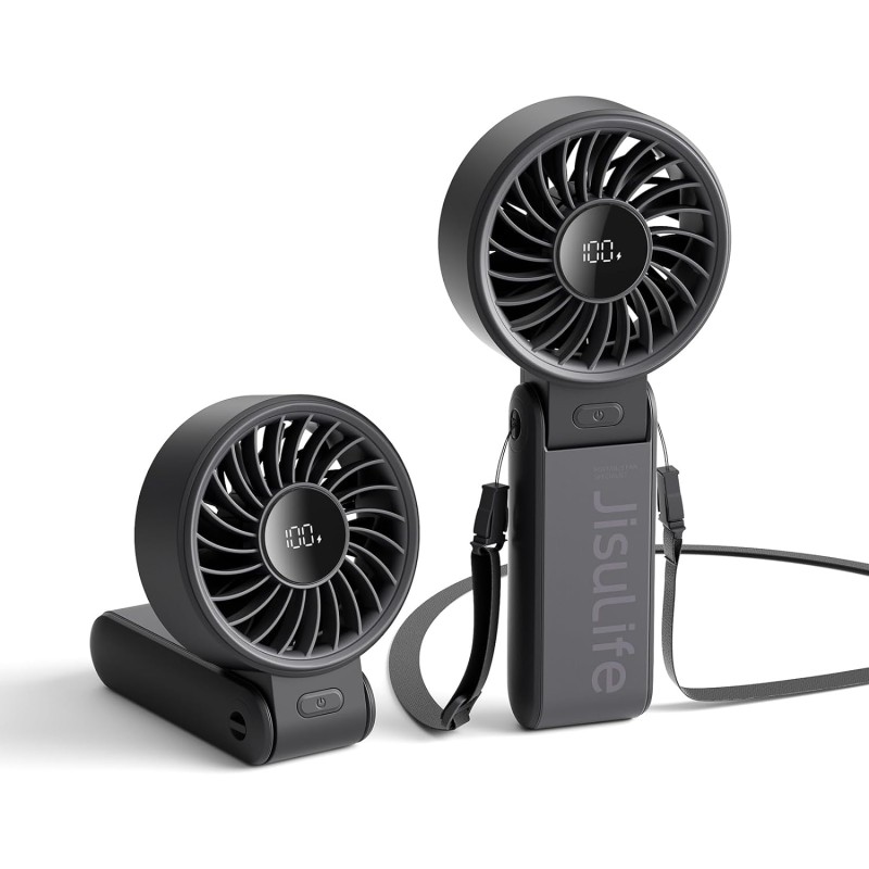 Buy Jisulife Portable Personal Fan - Life7 - 3600mAh Black in Cyprus, Nicosia, Limassol, Larnaka, Pafos