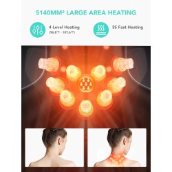 Buy SKG Neck Massager - G7 Pro-Fold - Pulse-Heat-APP-Multiple Heads in Cyprus, Nicosia, Limassol, Larnaka, Pafos