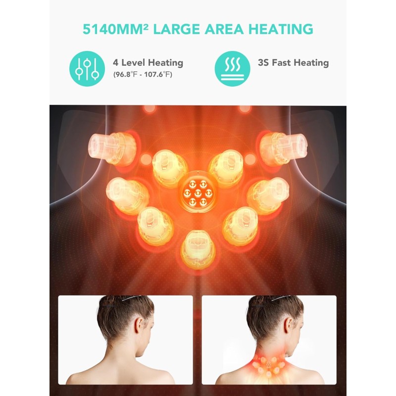 Buy SKG Neck Massager - G7 Pro-Fold - Pulse-Heat-APP-Multiple Heads in Cyprus, Nicosia, Limassol, Larnaka, Pafos