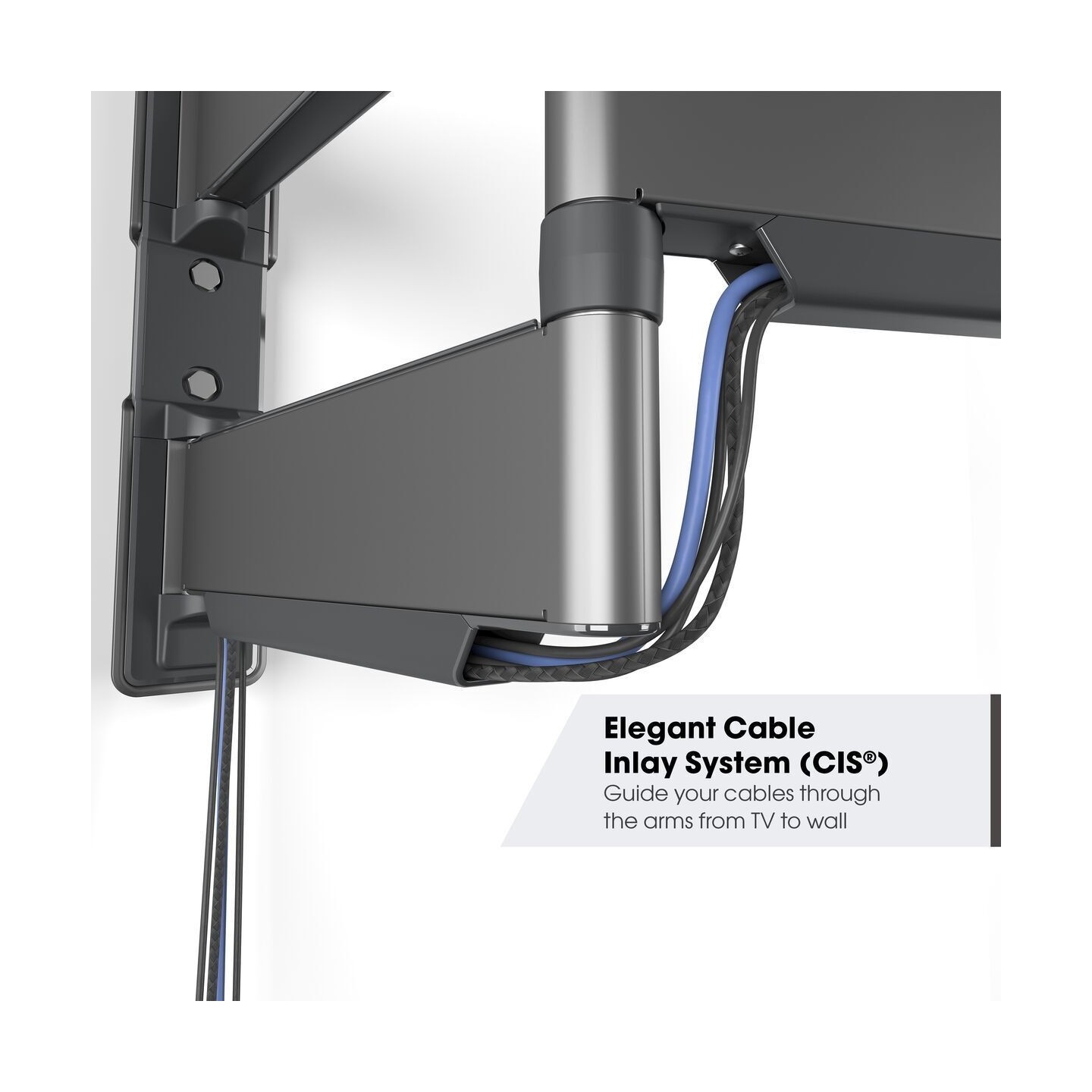 Vogels ELITE TV Wall Mount - TVM5845 - Turn 60x40 2 arms 55kg 74cm Black — Buy in Cyprus with Fast Delivery