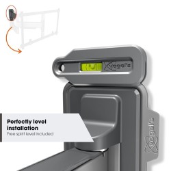 Buy Vogels ELITE TV Wall Mount - TVM5845 - Turn 60x40 2 arms 55kg 74cm Black in Cyprus, Nicosia, Limassol, Larnaka, Pafos