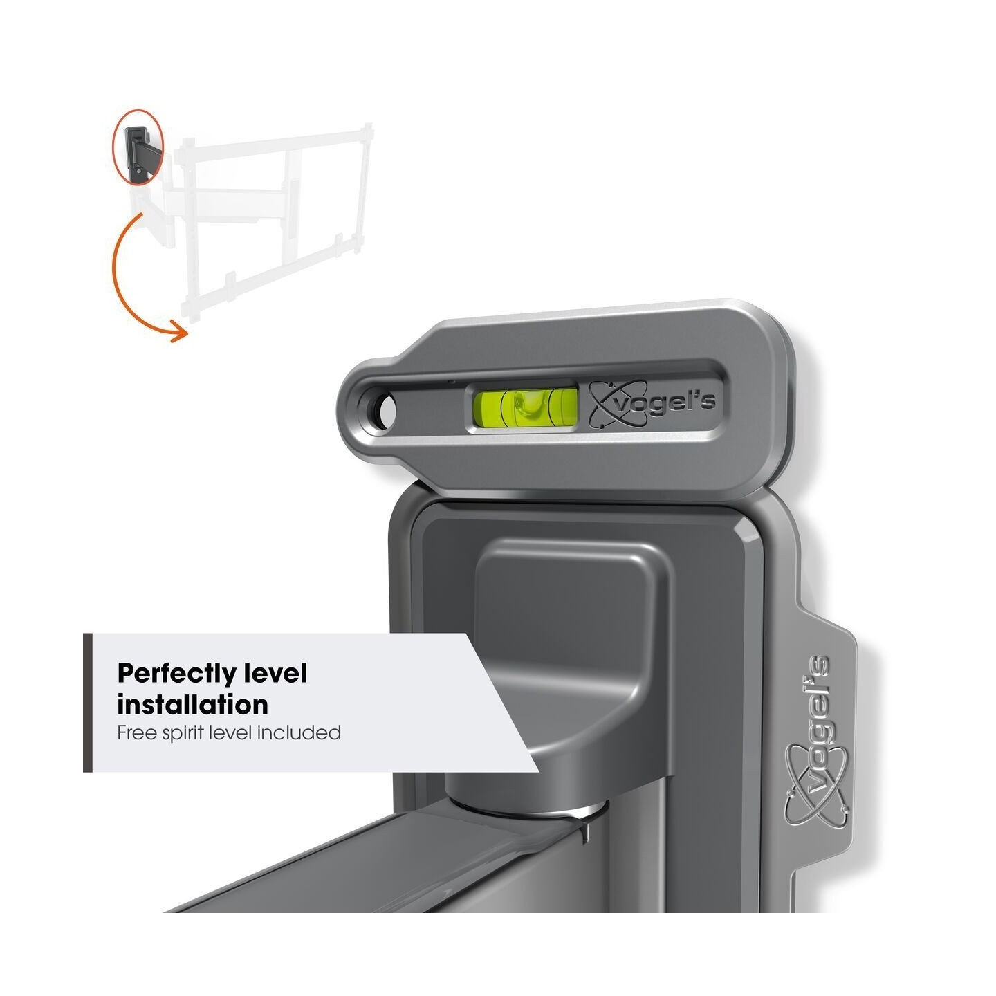 Vogels ELITE TV Wall Mount - TVM5845 - Turn 60x40 2 arms 55kg 74cm Black — Buy in Cyprus with Fast Delivery