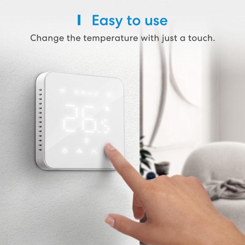 Buy Meross Homekit Smart Wi-Fi Thermostat for Boiler Water Heating System - MTS2... in Cyprus, Nicosia, Limassol, Larnaka, Pafos