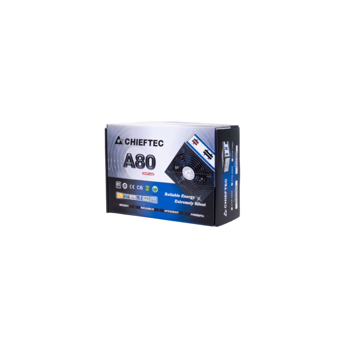 Chieftec A-80 CTG-550C - 550W Semi-Modular ATX Power Supply, 80 PLUS — Buy in Cyprus with Fast Delivery