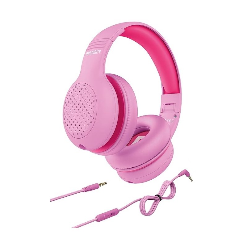 Buy Majority SUPERSTAR Headphones - Pink - Kids Over Ear in Cyprus, Nicosia, Limassol, Larnaka, Pafos