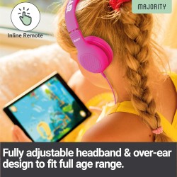 Buy Majority SUPERSTAR Headphones - Pink - Kids Over Ear in Cyprus, Nicosia, Limassol, Larnaka, Pafos