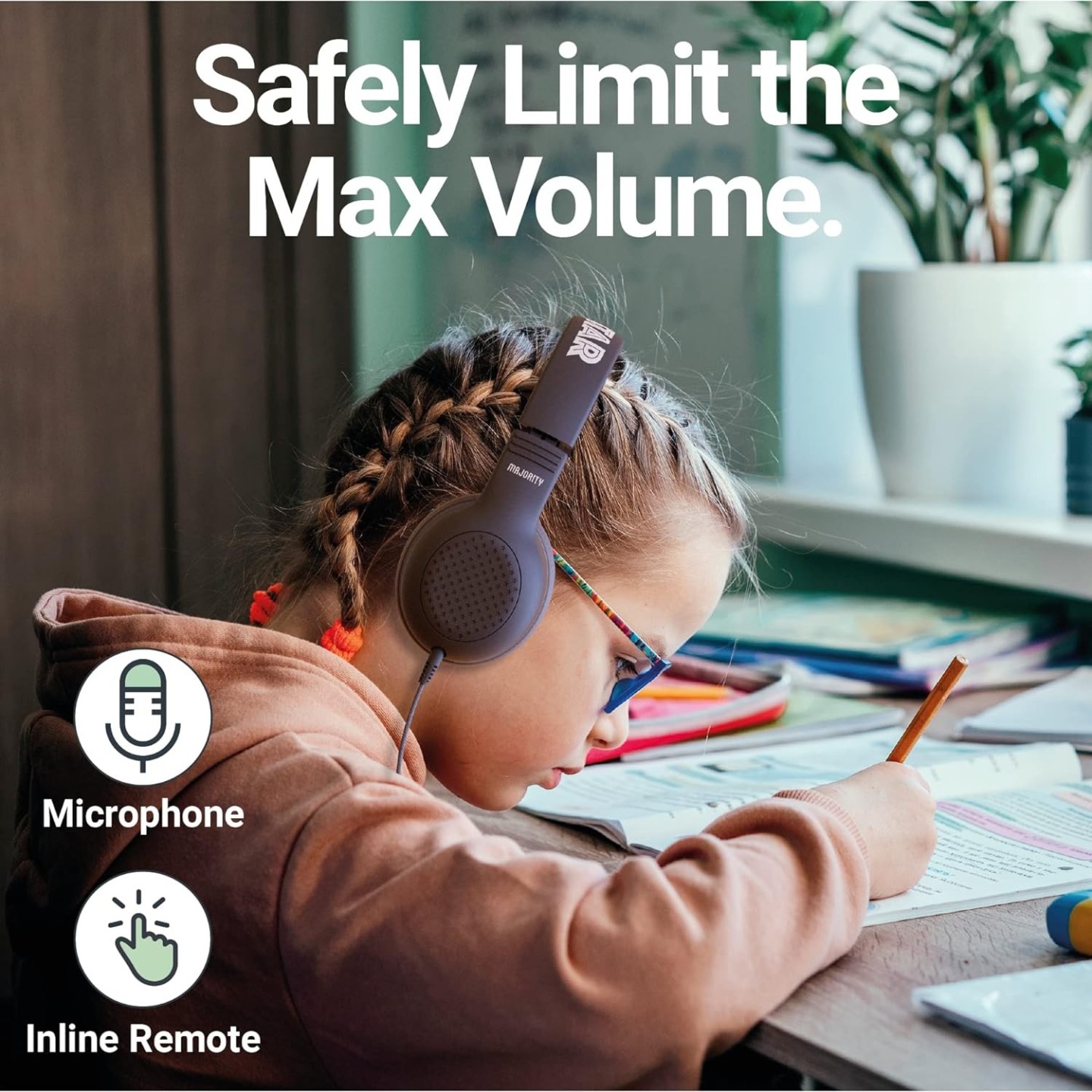 Majority SUPERSTAR Headphones - Pink - Kids Over Ear — Buy in Cyprus with Fast Delivery