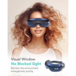 Buy SKG Eye Massager - E3 Pro - Airbag-Hot Compress-Music & Visible Window in Cyprus, Nicosia, Limassol, Larnaka, Pafos