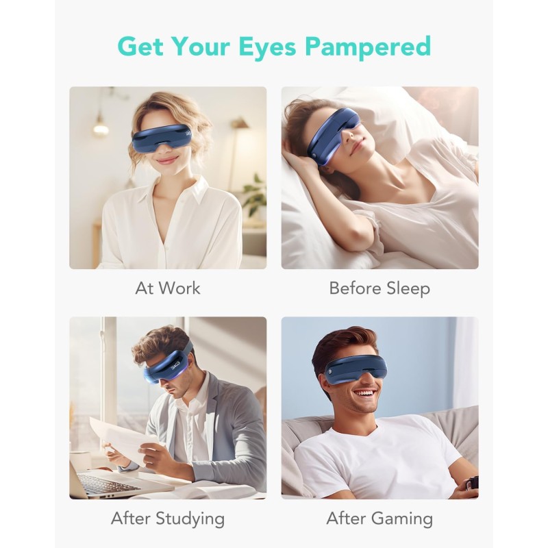 Buy SKG Eye Massager - E3 Pro - Airbag-Hot Compress-Music & Visible Window in Cyprus, Nicosia, Limassol, Larnaka, Pafos