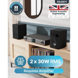 Buy Majority Speakers Passive 2.0 Set - D70X - 60W Black (pair) in Cyprus, Nicosia, Limassol, Larnaka, Pafos