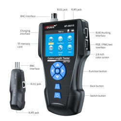 Noyafa Multi-Function Cable Tester with PoE, Ping, TDR Length Measurement, Port Flashing & NCV for RJ45, RJ11, BNC, C...