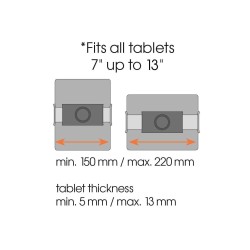 Buy Vogels Tablet Wall Mount - TMS1030 - 2 arms 7-13'' in Cyprus, Nicosia, Limassol, Larnaka, Pafos