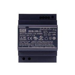 Meanwell DIN Rail PSU - HDR-100-12 - 12V 100W — Buy in Cyprus with Fast Delivery