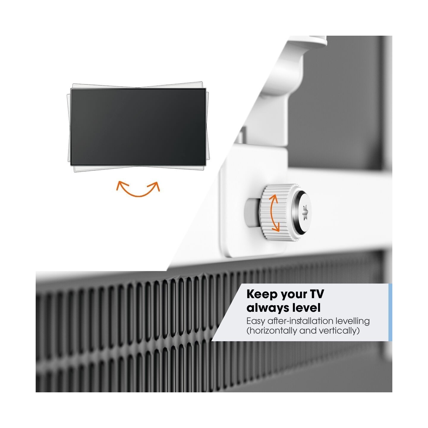 Vogels COMFORT TV Wall Mount - TVM3643 - 60x40 Turn2A White — Buy in Cyprus with Fast Delivery