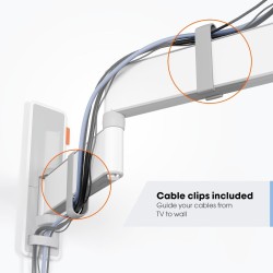 Buy Vogels COMFORT TV Wall Mount - TVM3643 - 60x40 Turn2A White in Cyprus, Nicosia, Limassol, Larnaka, Pafos