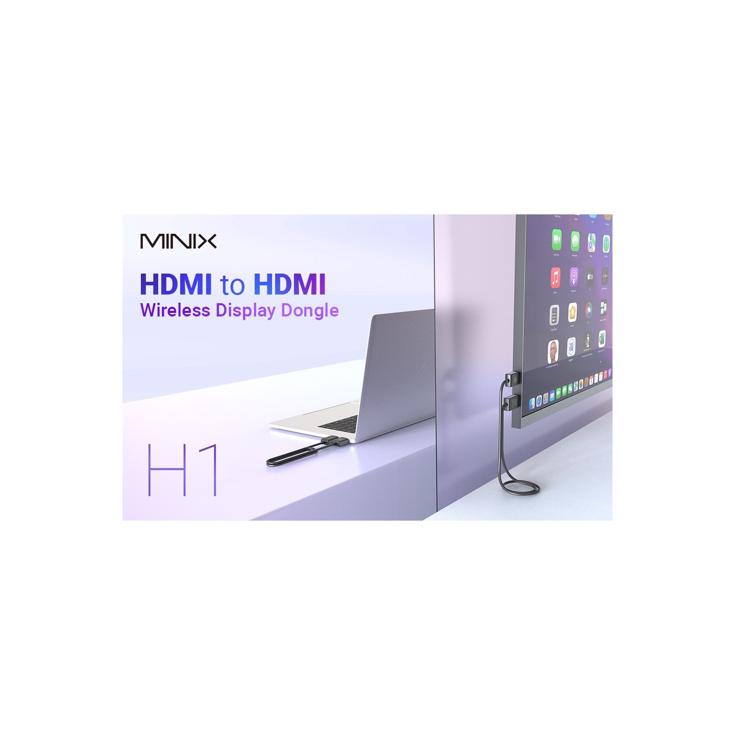 MINIX Wireless Display Adapter - NEO H1 - HDMI to HDMI 1080p — Buy in Cyprus with Fast Delivery