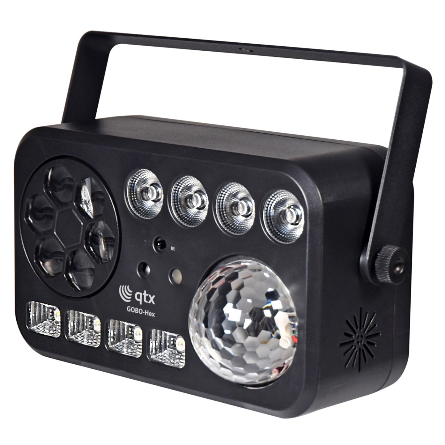 QTXlight GOBO Hex 6-in-1 LED & Laser Effect - 151.745UK - GOBO Hex 6-in-1 LED & Laser Effect