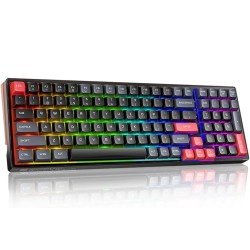 Machenike K600-B100 LITE Mechanical Gaming Keyboard - 100 Red Switch Keys (Boxed) — Buy in Cyprus with Fast Delivery