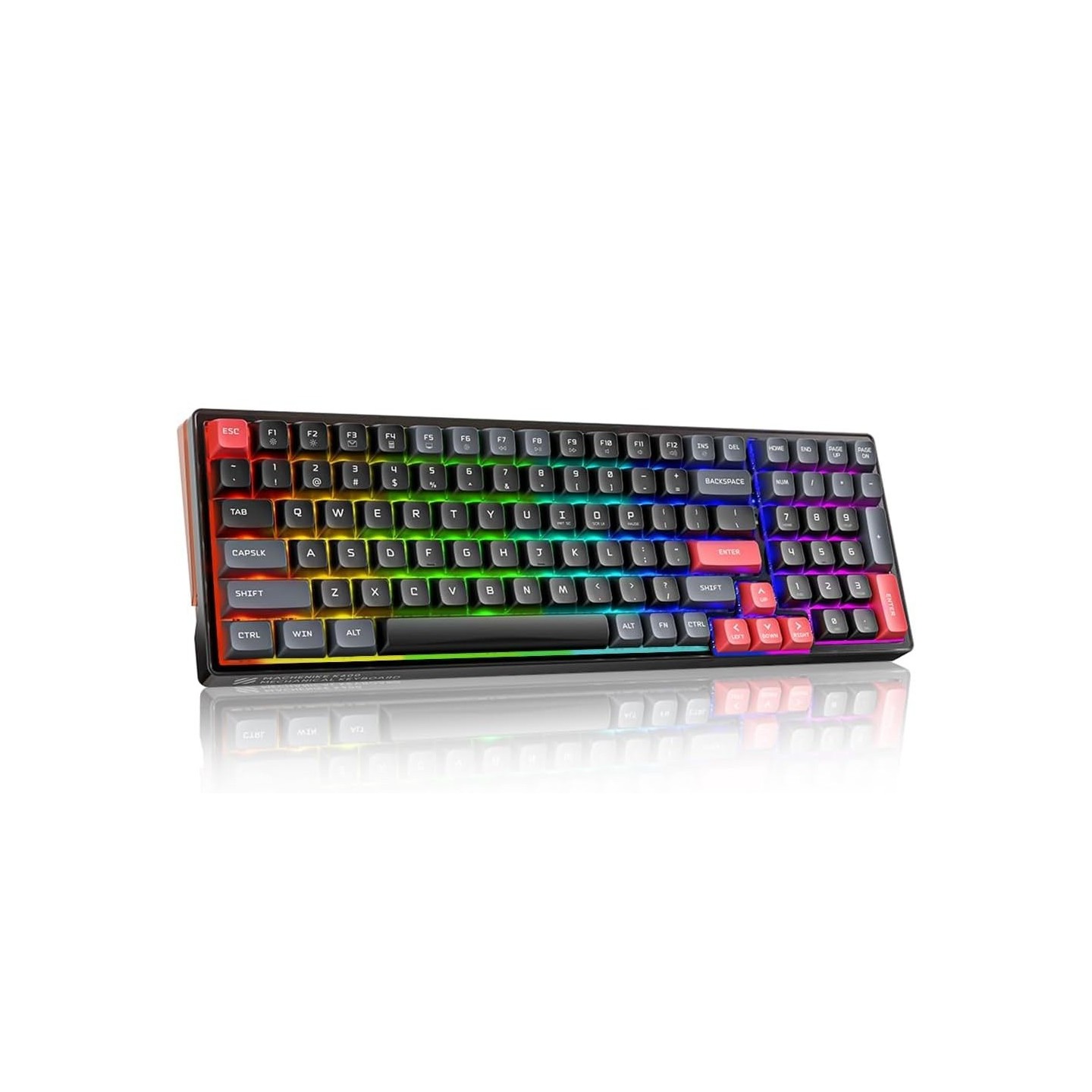 Machenike K600-B100 LITE Mechanical Gaming Keyboard - 100 Red Switch Keys (Boxed) — Buy in Cyprus with Fast Delivery