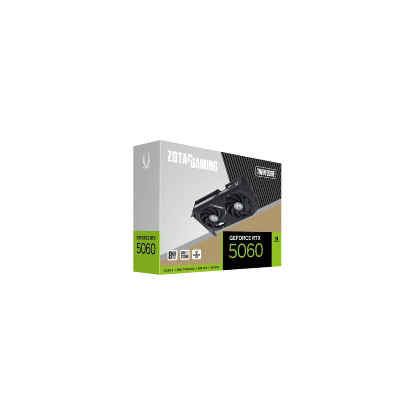 ZOTAC GeForce RTX 5060 Twin Edge - 8GB GDDR7, 2497 MHz Boost - Dual-Fan 2-Slot, Compact — Buy in Cyprus with Fast Delivery