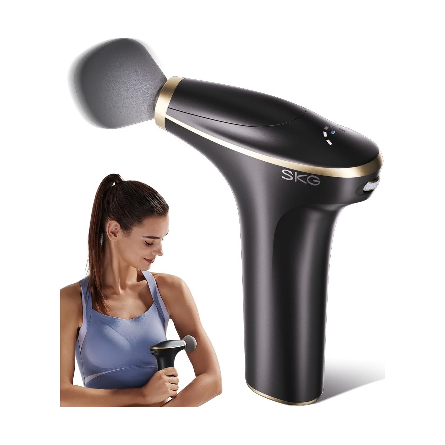 SKG Body Gun Massager - FS700 - 600-3200 RPM & LED Display — Buy in Cyprus with Fast Delivery