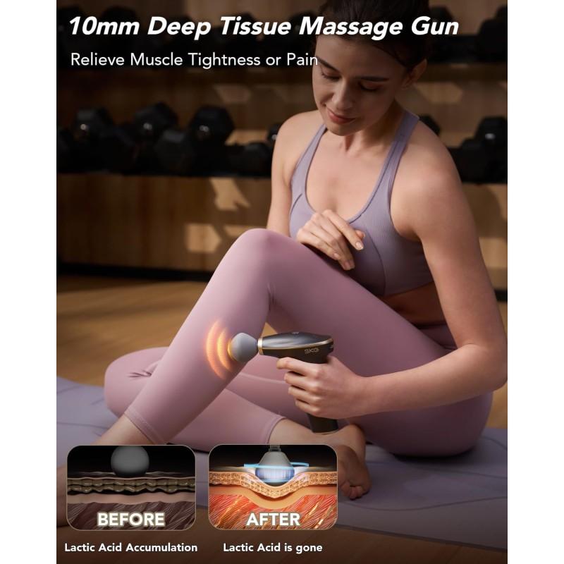 Buy SKG Body Gun Massager - FS700 - 600-3200 RPM & LED Display in Cyprus, Nicosia, Limassol, Larnaka, Pafos