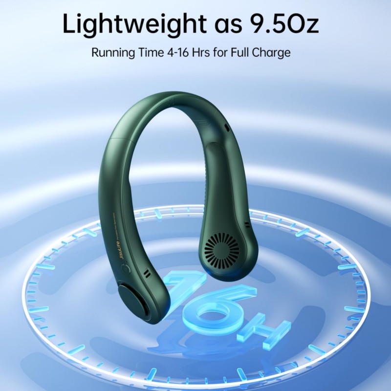 Buy Jisulife Bladeless Turbine Neck Fan - FA14 - Green in Cyprus, Nicosia, Limassol, Larnaka, Pafos